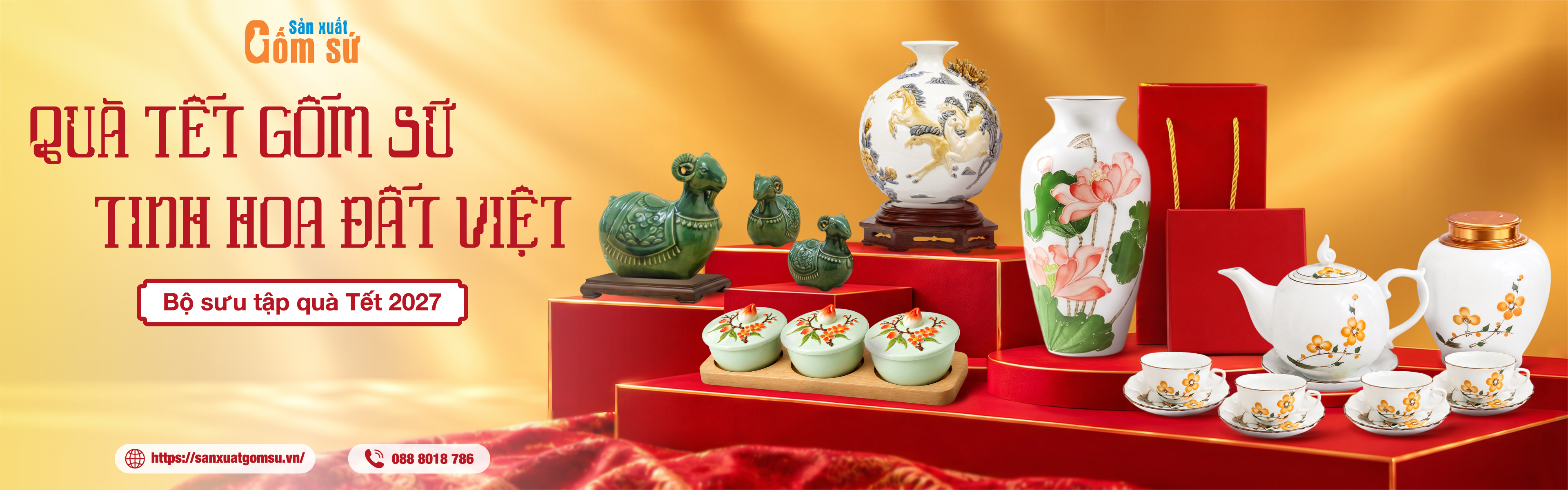 Sản xuất quà tặng gốm sứ