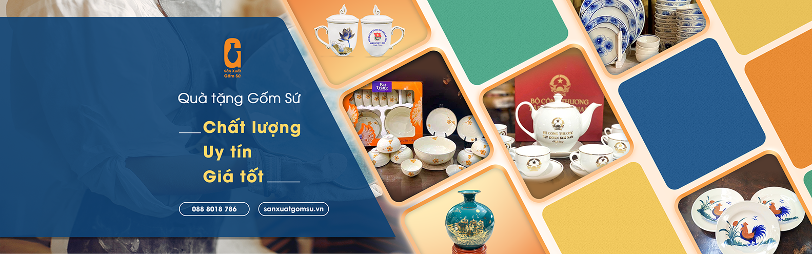 Sản xuất quà tặng gốm sứ
