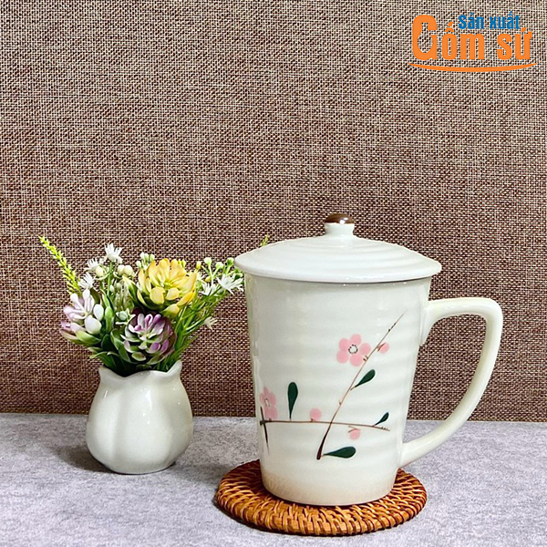 Cốc sứ B&aacute;t tr&agrave;ng