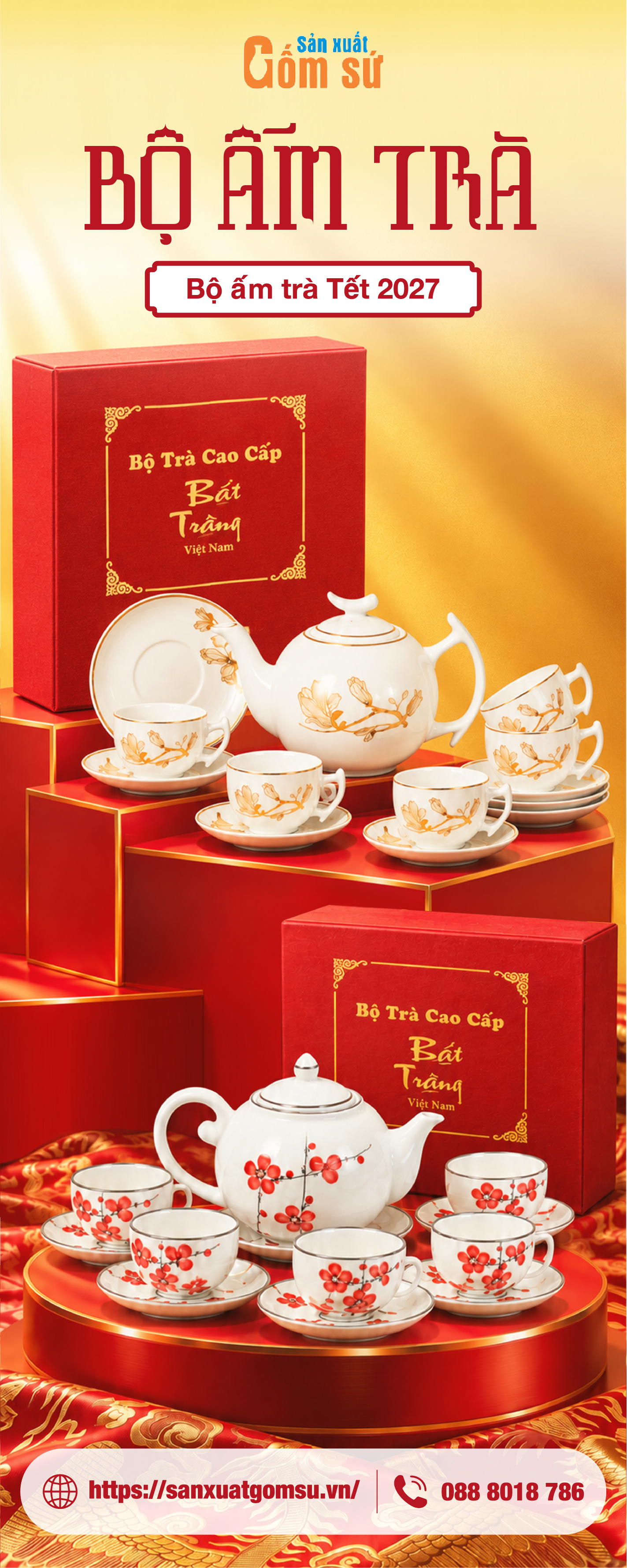 Sản xuất ấm chén