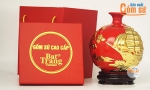 bình hút tài lộc Bát Tràng