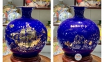 Bình hút lộc vẽ vàng 24k