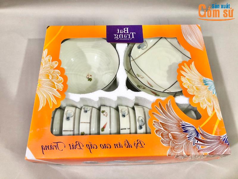 Bộ b&aacute;t đĩa l&agrave;m qu&agrave; tặng 20-10