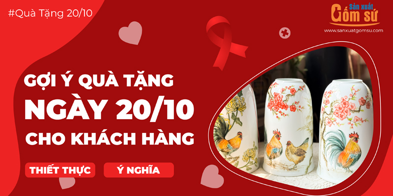 Gợi &yacute; qu&agrave; tặng 20/10 cho kh&aacute;ch h&agrave;ng thiết thực