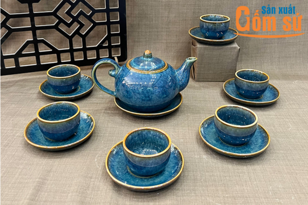 Quà tặng Đại hội ấm chén trà ngọc Quà tặng Đại hội ấm chén trà ngọc