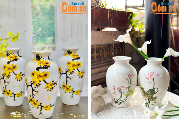 Quà tặng đại hội lọ hoa gốm sứ 2 Quà tặng đại hội lọ hoa gốm sứ 2