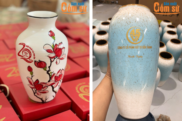 Quà tặng đại hội lọ hoa gốm sứ 3 Quà tặng đại hội lọ hoa gốm sứ 3