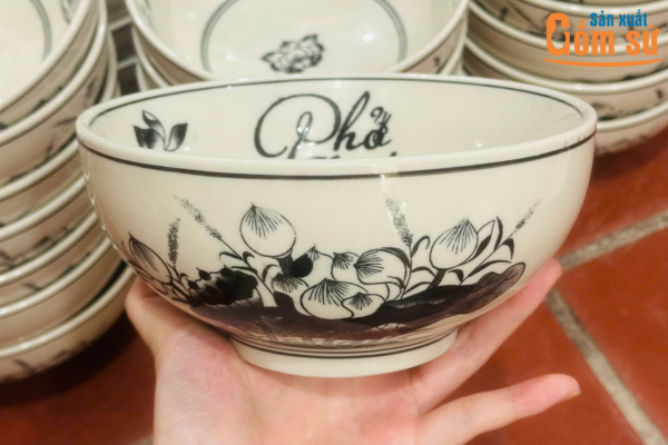 Bát ăn phở in logo Bát ăn phở in logo